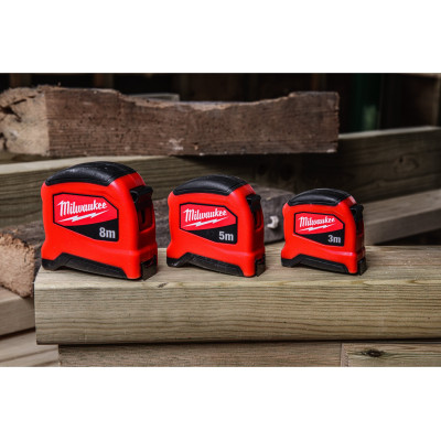 Рулетка Milwaukee Slim Tape Gen 2 5 м 19 мм 4932498783