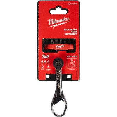 Набір біт з тріскачкою Milwaukee Micro 7 в 1 4932498792