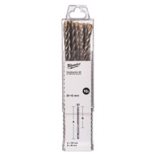 Бури по бетону 10 шт Milwaukee Contractor 4C 8х90х160 мм SDS-Plus 4932498880