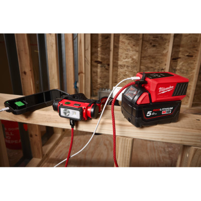 Зарядное устройство-адаптер USB Milwaukee Li-Ion 18 В M18 TC 4932499165