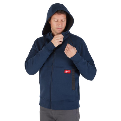 Толстовка на блискавці з капюшоном Milwaukee Gridiron WHZ BLU XXL 4932499403
