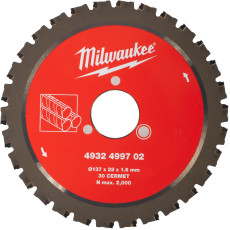 Диск пильний по металу для різу арматури Milwaukee 137х28х30 4932499702