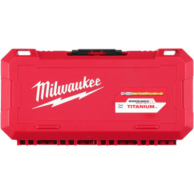 Набор свёрл по металлу 25 шт Milwaukee RED HEX HSS-TiN 2-13 мм 4932500420