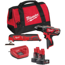Набір акумуляторних інструментів Milwaukee M12 ВPP2D-402B 4933441250