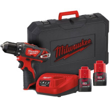 Дрель-шуруповёрт аккумуляторная Milwaukee M12 BDD-202C 4933441915