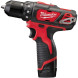 Дрель-шуруповёрт аккумуляторная Milwaukee M12 BDD-202C 4933441915