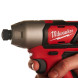 Винтовёрт аккумуляторный ударный Milwaukee M12 BID-0 4933441955 без АКБ