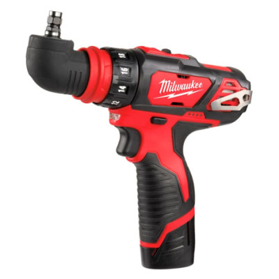 Дриль-шуруповерт акумуляторний зі змінними насадками Milwaukee M12 BDDXKIT-202C 4933447836
