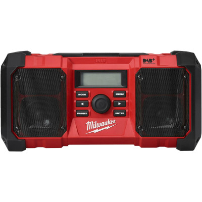 Аккумуляторное радио Milwaukee DAB+ M18 JSR DAB+-0 4933451251 без АКБ