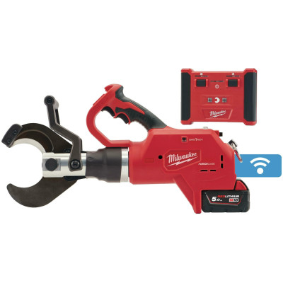 Кабелеріз гідравлічний підземний акумуляторний з пультом д/к Milwaukee M18 HCC75R-502C 4933459271