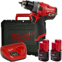 Дрель-шуруповёрт аккумуляторная ударная Milwaukee M12 FPD-202X 4933459802