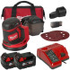 Ексцентрикова шліфмашина акумуляторна Milwaukee M18 BOS125-502B 4933464229