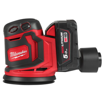 Ексцентрикова шліфмашина акумуляторна Milwaukee M18 BOS125-502B 4933464229
