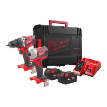 Набір акумуляторних інструментів Milwaukee M18 CBLPP2A-402C 4933464536
