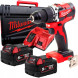 Дрель-шуруповерт аккумуляторная ударная Milwaukee M18 CBLPD-502C 4933464558