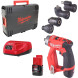 Дрель-шуруповёрт аккумуляторная со сменными насадками Milwaukee M12 FDDXKIT-202X 4933464979