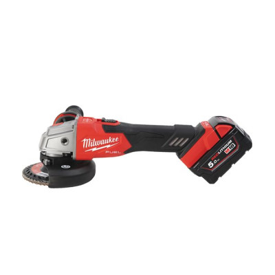 Кутова шліфмашина акумуляторна Milwaukee M18 FSAG125XB-502X FUEL