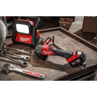 Кутова шліфмашина акумуляторна Milwaukee M18 FSAG125XB-502X FUEL