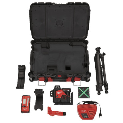 Лазерный нивелир аккумуляторный Milwaukee M12 3PLKIT-401P 4933478960