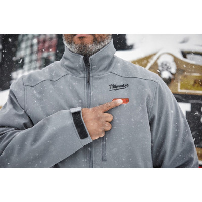 Куртка акумуляторна з підігрівом Milwaukee M M12 HJ GREY5-0 4933478973 без АКБ
