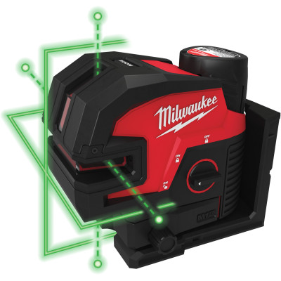 Лазерний нівелір акумуляторний Milwaukee M12 CLL4P-301C 4933479203