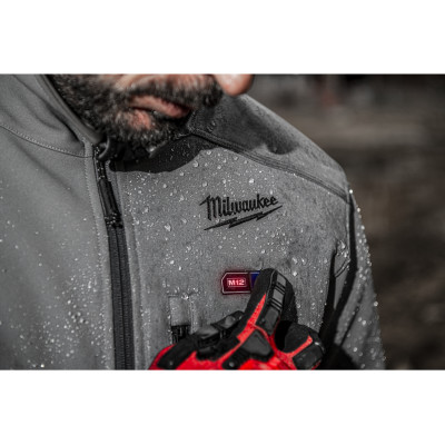 Куртка аккумуляторная с подогревом Milwaukee XXXL M12 HJ GREY5-0 4933479363 без АКБ