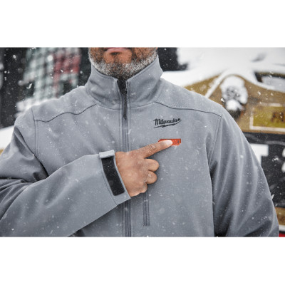Куртка аккумуляторная с подогревом Milwaukee XXXL M12 HJ GREY5-0 4933479363 без АКБ