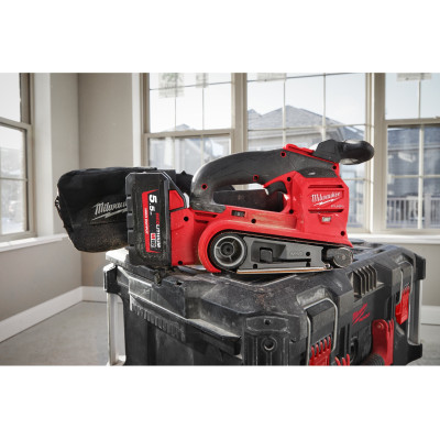 Стрічкова шліфмашина акумуляторна Milwaukee M18 FBTS75-0 4933479614 без АКБ