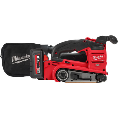 Стрічкова шліфмашина акумуляторна Milwaukee M18 FBTS75-552X 4933479615