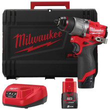 Дриль-шуруповерт ударний акумуляторний Milwaukee M12 FPD2-202X 4933479868