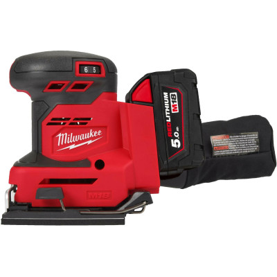 Вібраційна шліфмашина акумуляторна Milwaukee M18 BQSS-502B 4933479967