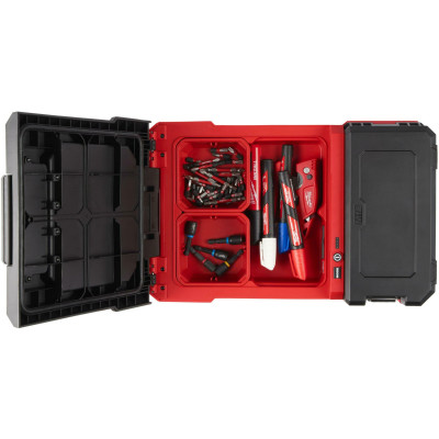 Фонарь светодиодный аккумуляторный/органайзер Milwaukee Packout M12 POAL-0 4933480473 без АКБ