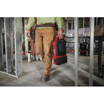 Фонарь светодиодный аккумуляторный/органайзер Milwaukee Packout M12 POAL-0 4933480473 без АКБ
