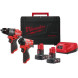 Набор аккумуляторных инструментов Milwaukee M12 FPP2A2-402X 4933480587