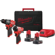 Набір акумуляторних інструментів Milwaukee M12 FPP2A2-602X 4933480588