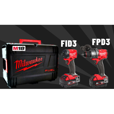 Набор аккумуляторных инструментов Milwaukee M18 FPP2A3-502X 4933480873