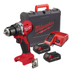 Дриль-шуруповерт акумуляторний Milwaukee M18 BLDDRC-202C 4933492833