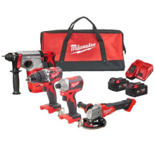 Набір акумуляторних інструментів Milwaukee M18 FPP4R-502B 4933493562