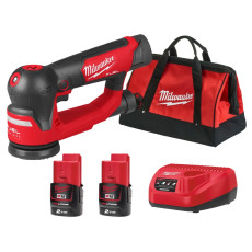 Ексцентрикова шліфмашина акумуляторна Milwaukee M12 FSDR75-202B 4933498233