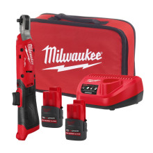 Гайковерт-тріскачка кутовий акумуляторний Milwaukee M12 FIR14G2-252B 4933498934