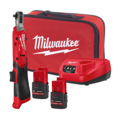 Гайковёрт-трещотка угловой аккумуляторный Milwaukee M12 FIR14G2-252B 4933498934