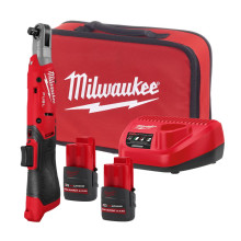 Гайковерт-тріскачка кутовий акумуляторний Milwaukee M12 FIR38G2-252B 4933498937