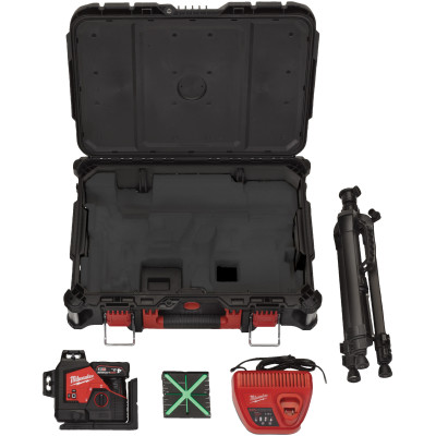 Лазерний нівелір акумуляторний Milwaukee M12 3PLSKIT-401P 4933499379