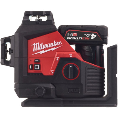Лазерний нівелір акумуляторний Milwaukee M12 3PLSKIT-401P 4933499379