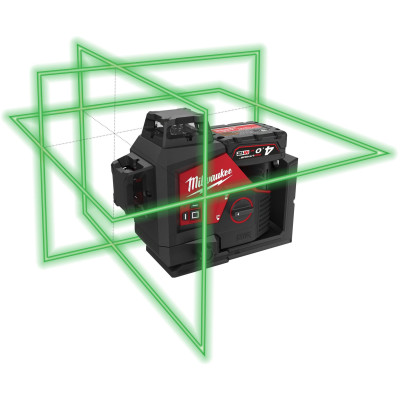 Лазерний нівелір акумуляторний Milwaukee M12 3PLSKIT-401P 4933499379