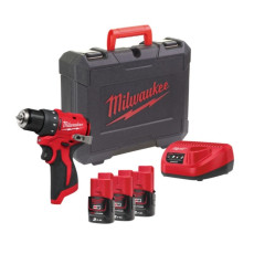Дрель-шуруповерт аккумуляторная Milwaukee M12 BLDDRC-203C 4933499685