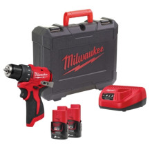 Дрель-шуруповерт аккумуляторная Milwaukee M12 BLDDRC-202C 4933499686