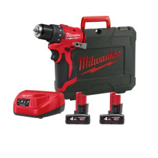 Дрель-шуруповерт аккумуляторная Milwaukee M12 BLDDRC-402C 4933499688