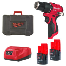 Дриль-шуруповерт ударний акумуляторний Milwaukee M12 BLPDRC-202C 4933500422