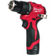 Дрель-шуруповёрт ударная аккумуляторная Milwaukee M12 BLPDRC-202C 4933500422